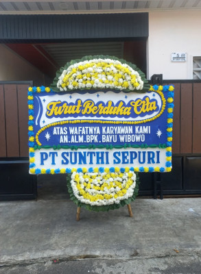 Papan Bunga Duka di Sei Agul
