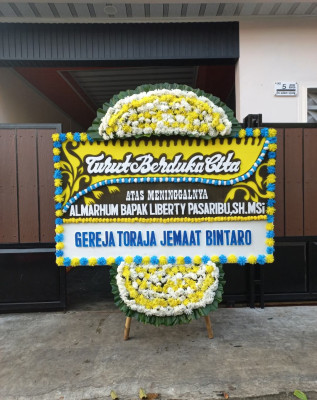 Papan Bunga Duka di Sei Agul