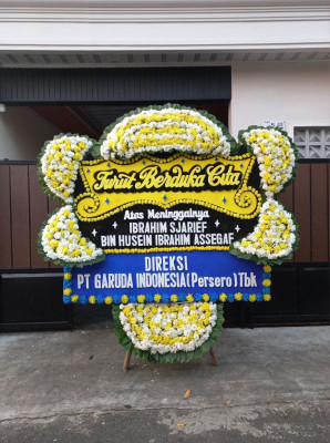 Papan Bunga Duka di Sei Agul