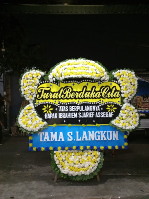 Papan Bunga Duka di Sei Agul